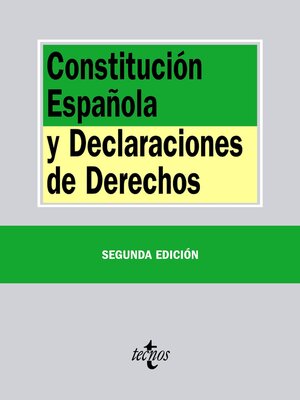 cover image of Constitución Española y Declaraciones de Derechos